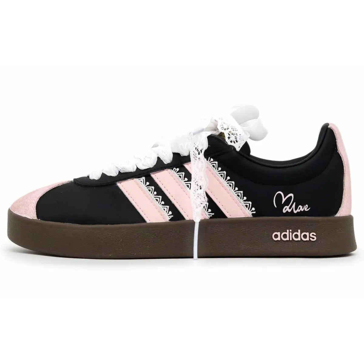 Кроссовки Adidas Originals VL Court 2.0 Black/Pink