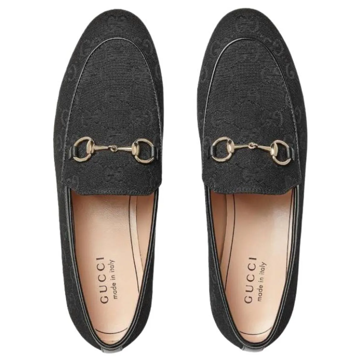 Женские лоферы Gucci Jordaan GG Black