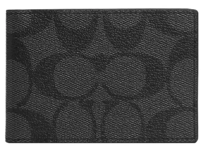 Кошелек Coach Billfold Wallet Black