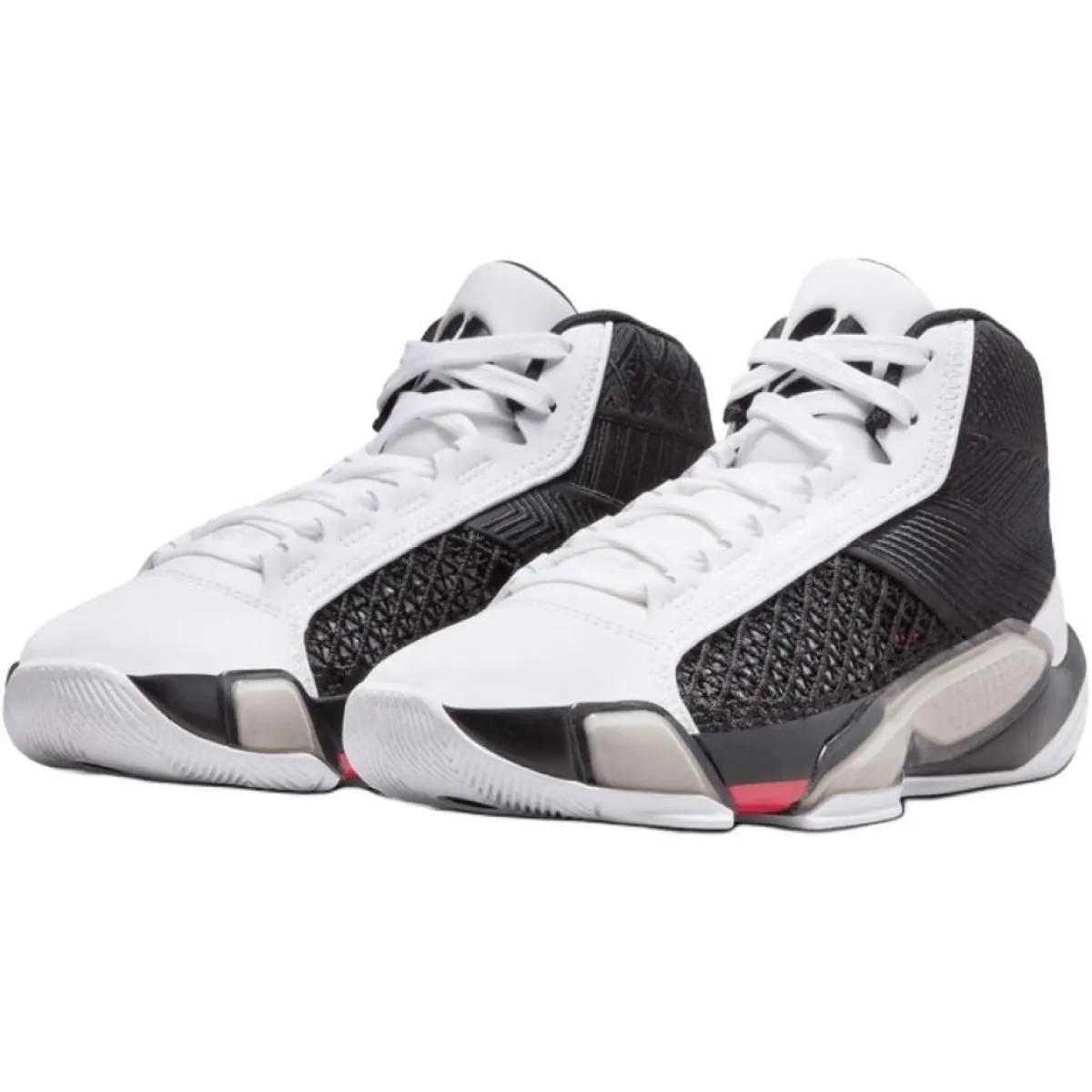 Подростковые кроссовки Air Jordan 38 Black/White/Silver GS
