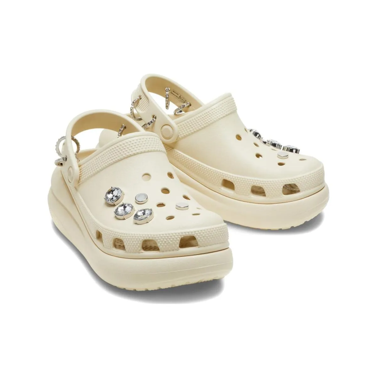 Сабо Crocs Crush Clog Punk 3-5 cm Bone