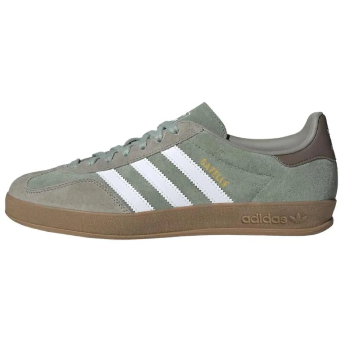 Мужские кроссовки Adidas Originals Gazelle Indoor Green/Grey
