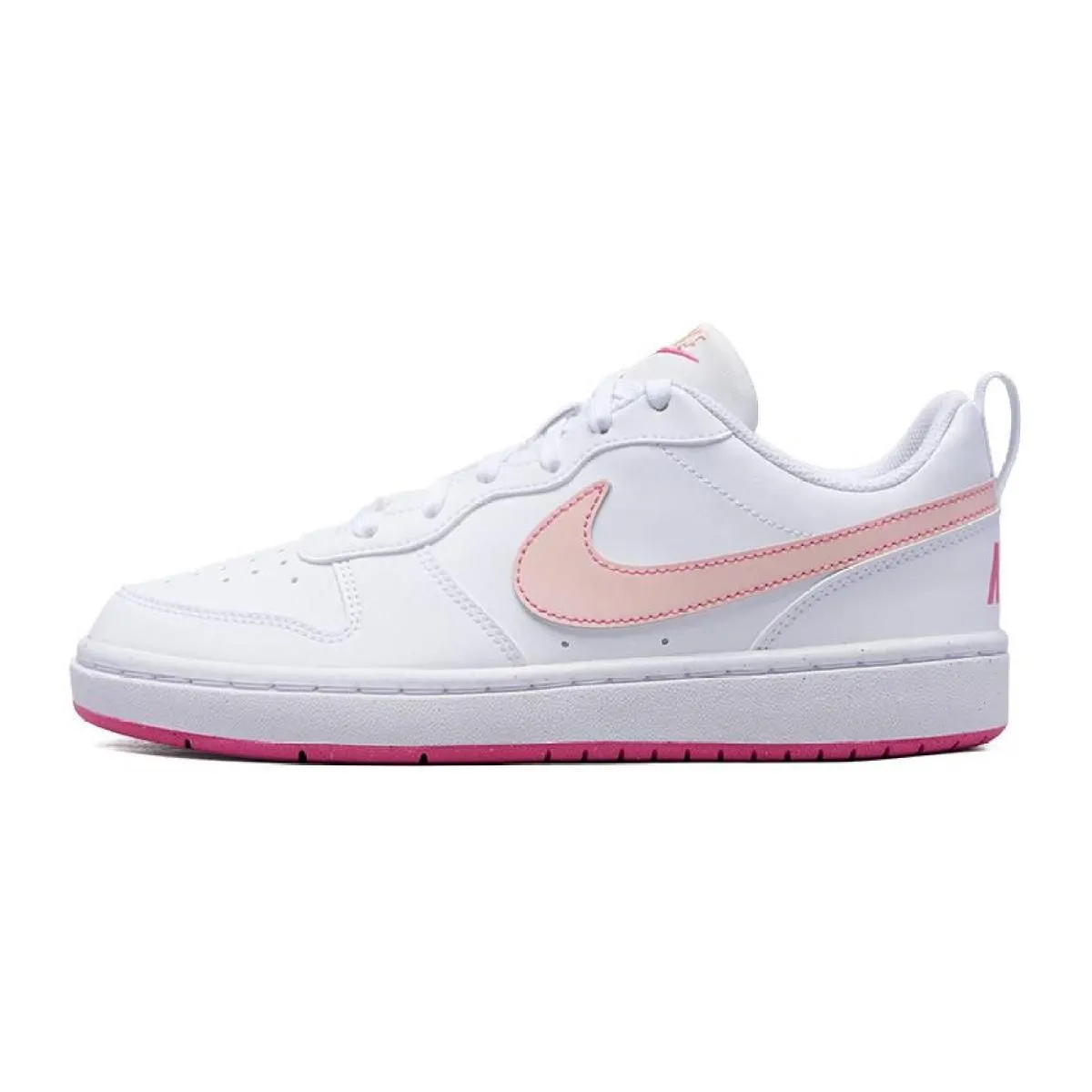 Подростковые Nike Court Borough Low White/Pink GS
