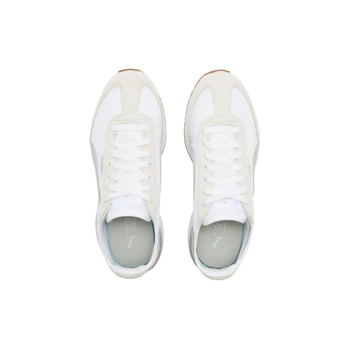 Кроссовки Puma R78 Metallic White/Beige
