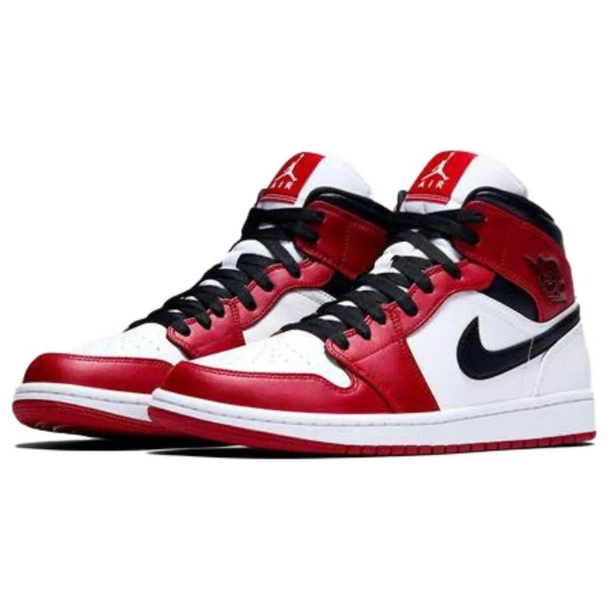 Подростковые кроссовки Air Jordan 1 Mid Chicago  “Gym Red” GS