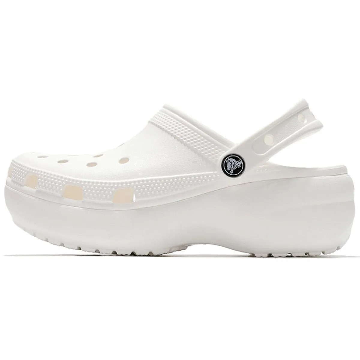 Женские сабо Crocs Classic Platform Clog 4.1 cm White