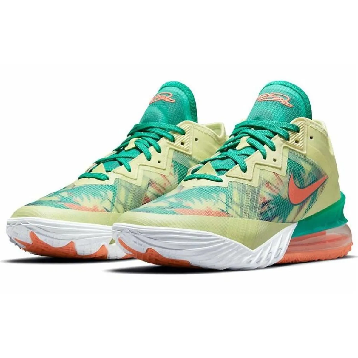 Кроссовки Nike Lebron 18 EP Summer Refresh Yellow/Green/Orange