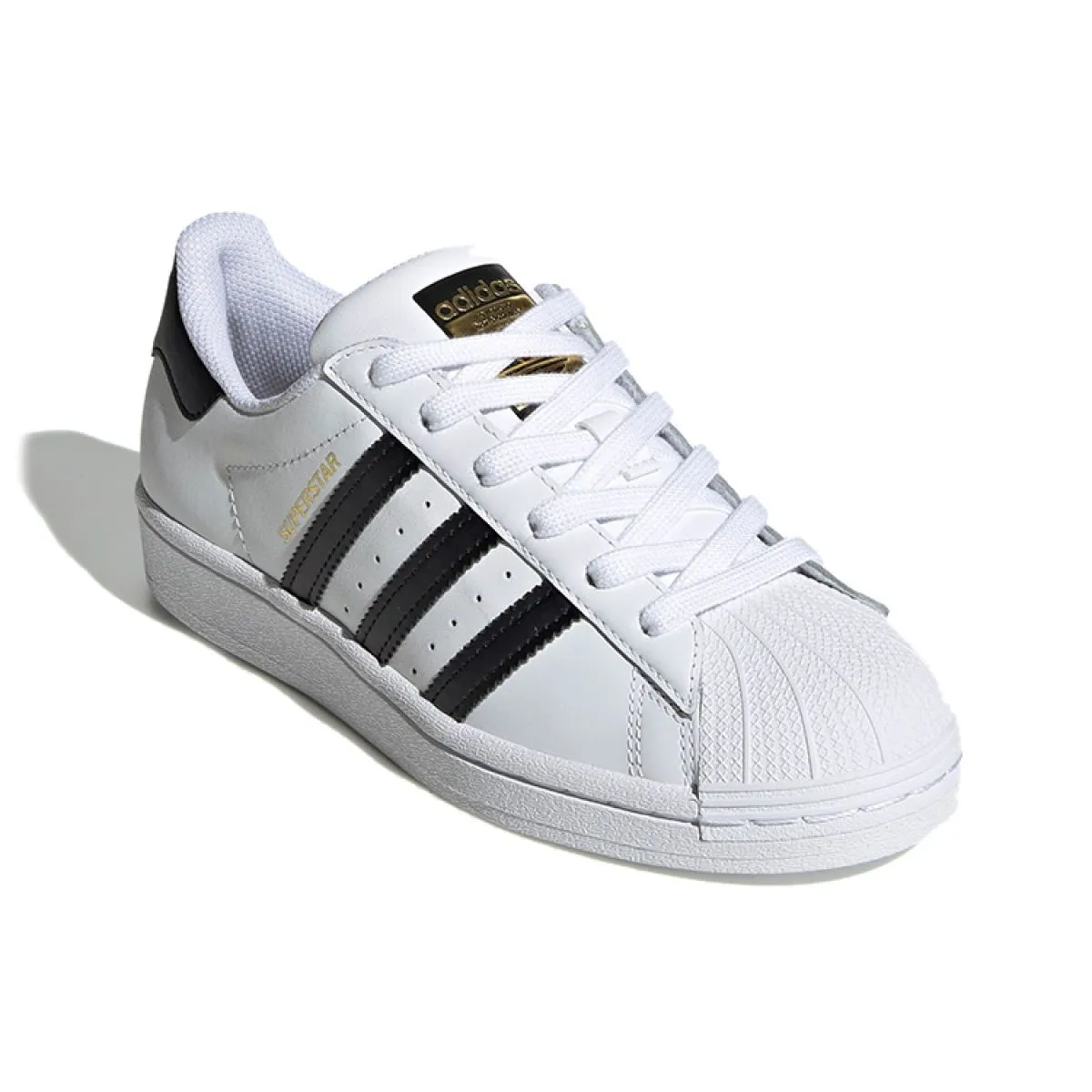 Подростковые кроссовки Adidas originals Superstar White/Black GS