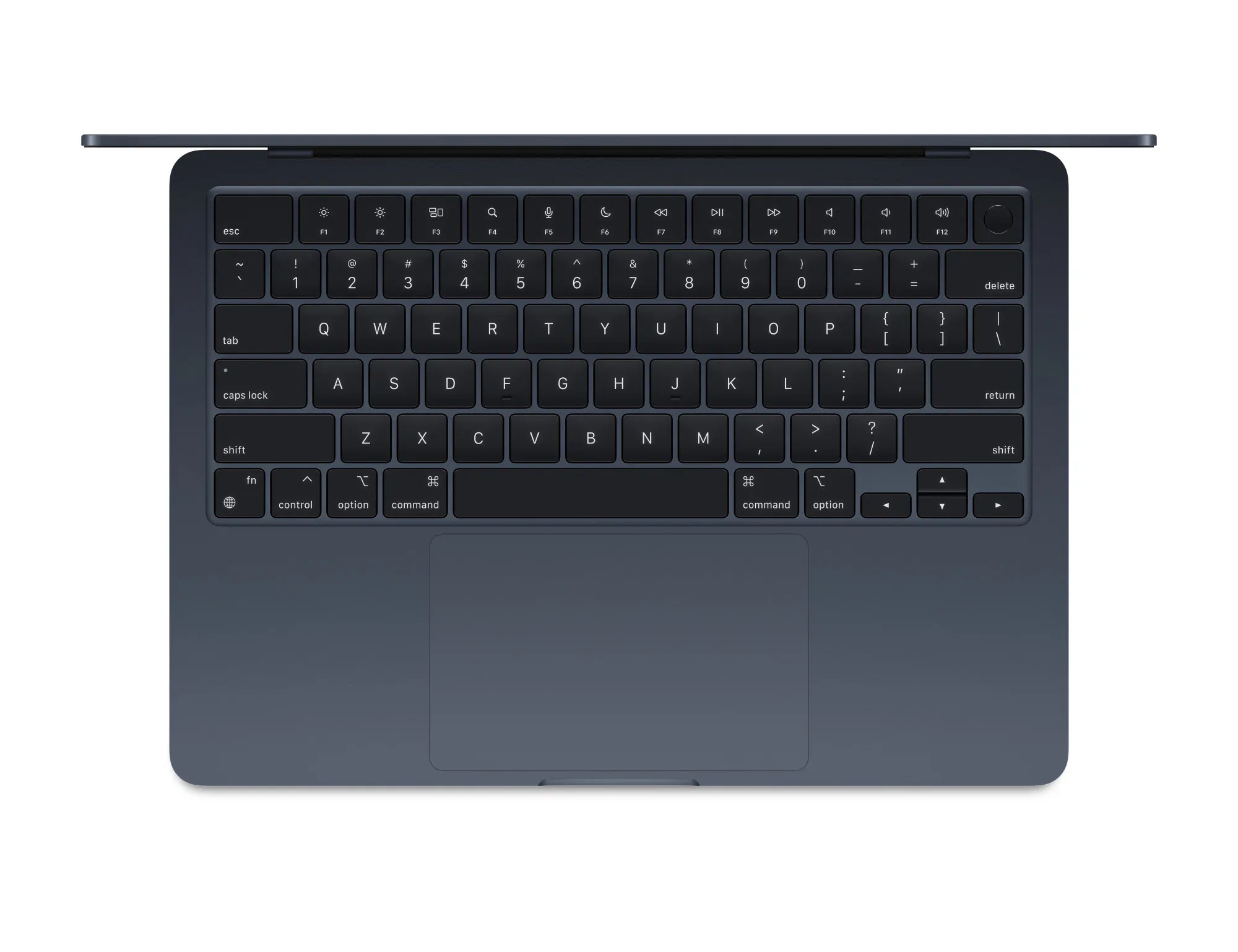 13.6" Ноутбук Apple MacBook Air 13 M3 (2024), 8 GB RAM/256 GB SSD, 8 CPU/8 GPU, Midnight, английская клавиатура