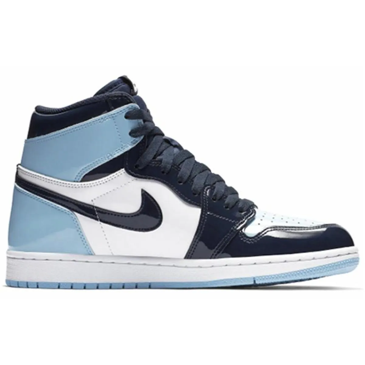 Женские кроссовки Air Jordan 1 Retro High Blue Chill