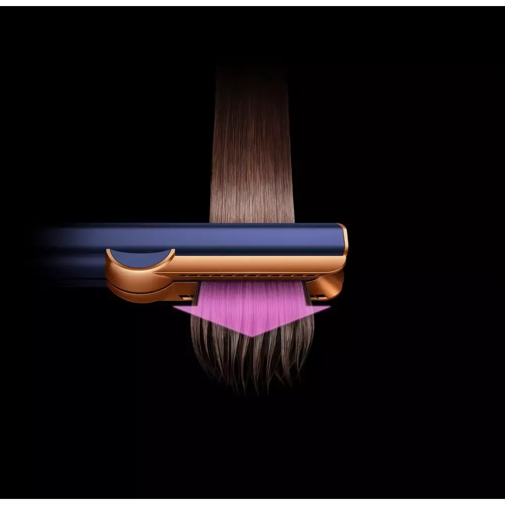 Выпрямитель для волос Dyson Airstrait Straightener HT01 + Hairbrush, Prussian Blue/Copper