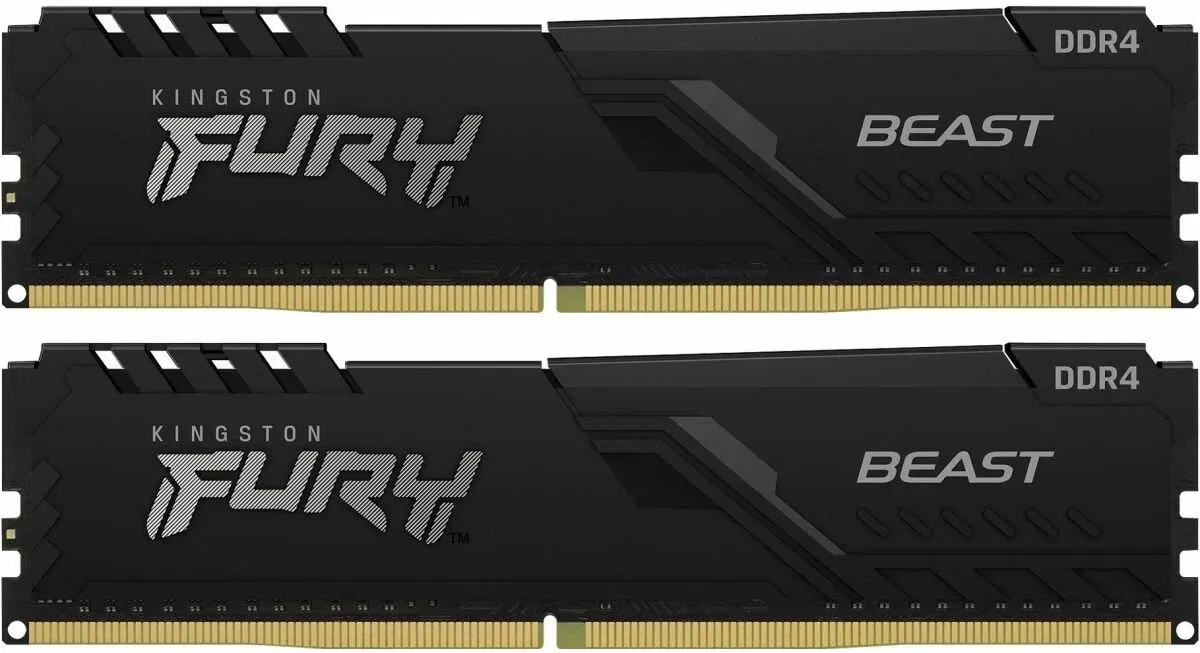 Оперативная память Kingston Fury Beast 32 GB (2x16 GB) DDR4 3200 MHz (KF432C16BB1K2/32)
