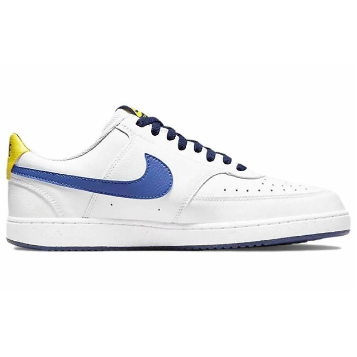 Мужские кеды Nike Court Vision 1 White/Blue/Yellow