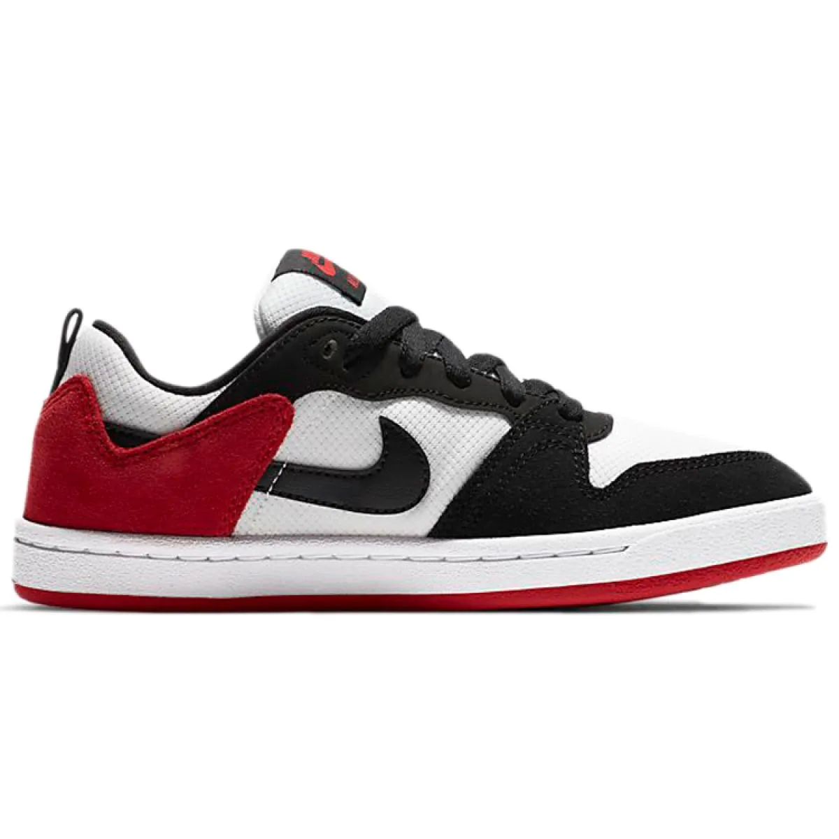 Подростковые кроссовки Nike SB Alleyoop Black/White/Red GS