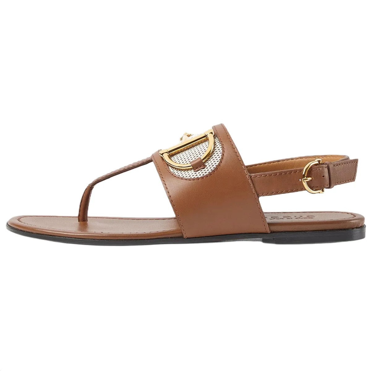 Женские сабо GUCCI Horsebit Light Brown