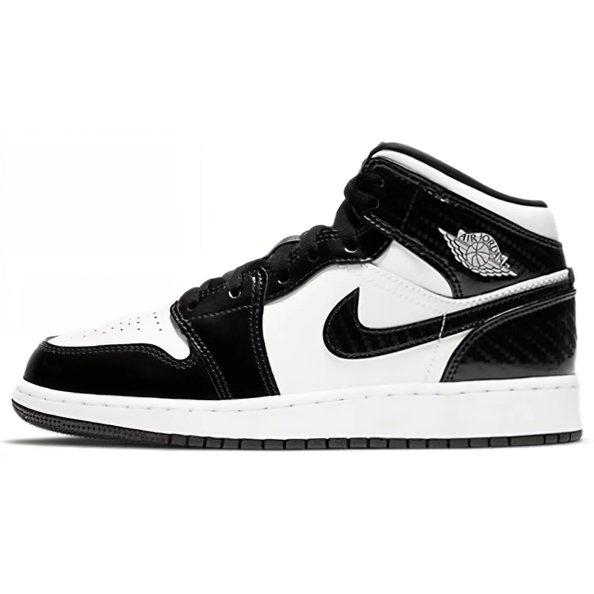 Подростковые кроссовки Air Jordan 1 Mid SE "All-Star Weekend 2021"  Black/White GS