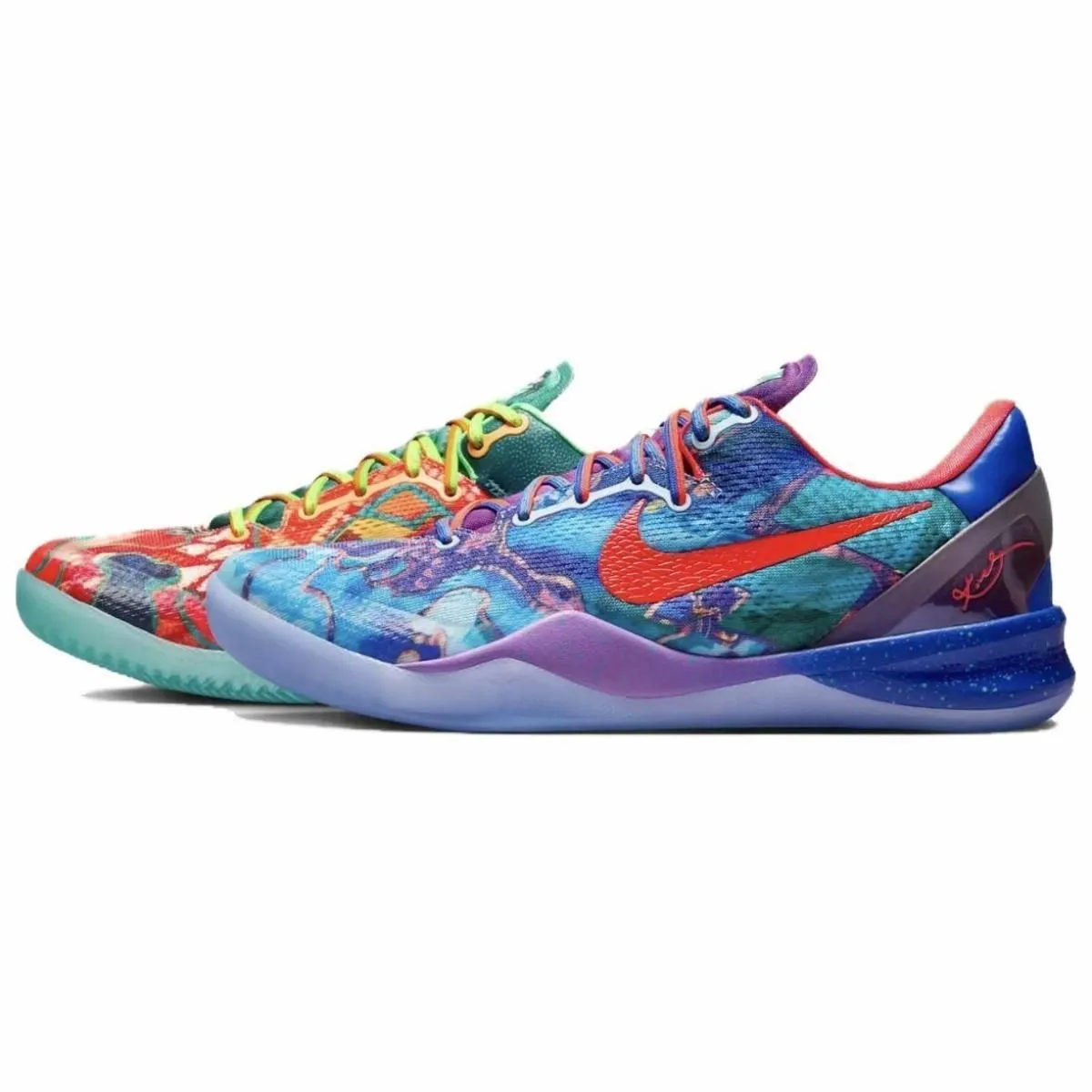 Кроссовки Nike Kobe 8 Protro What The Kobe Orange/Blue