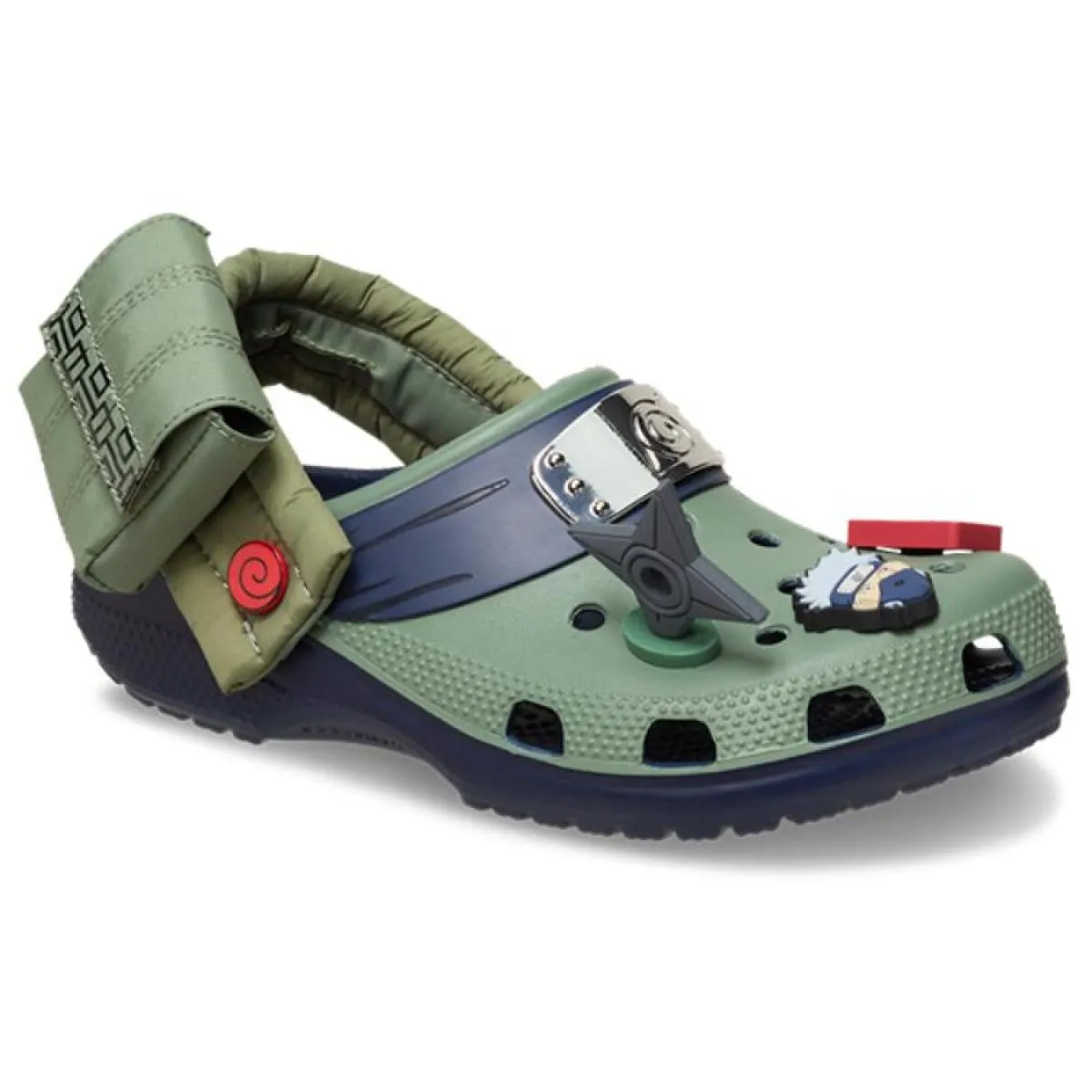 Сабо Naruto x Crocs Classic Clog 3 cm Shippuden Kakashi Green