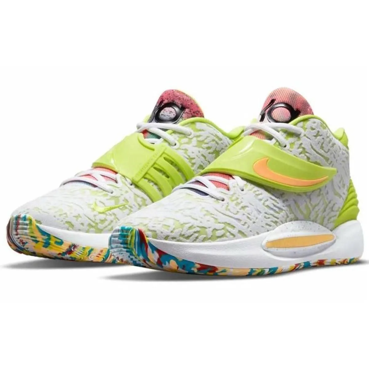 Кроссовки Nike KD 14 Cyber White/Lime/Green