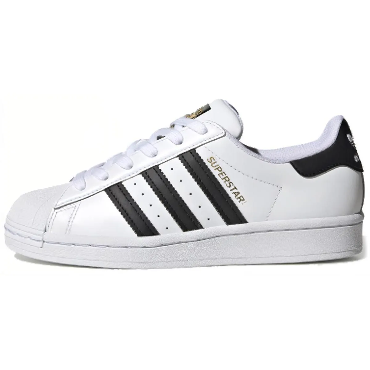 Подростковые кроссовки Adidas Superstar White/Black GS