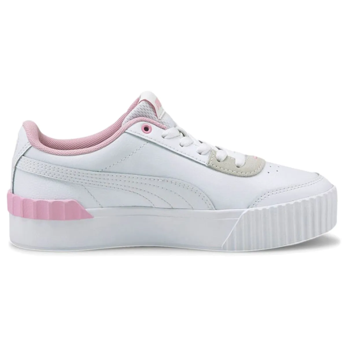 Женские кеды Puma Carina Lift White/Pink/Grey