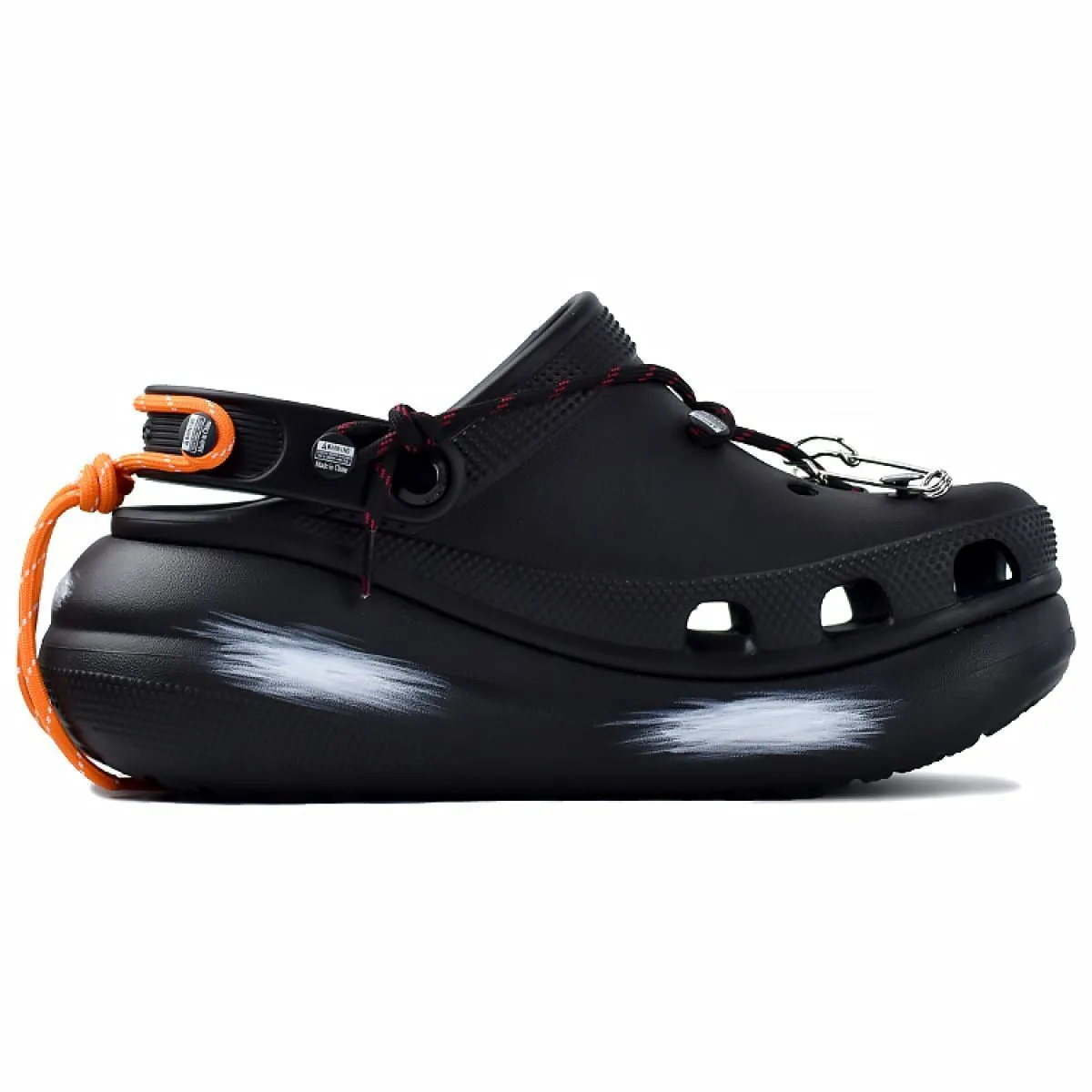 Сабо Crocs Classic Crush Clog 5 cm Black