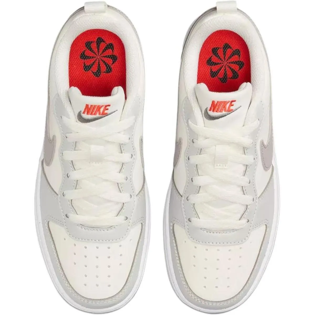 Подростковые кроссовки  Nike Court Borough Low Grey/White GS