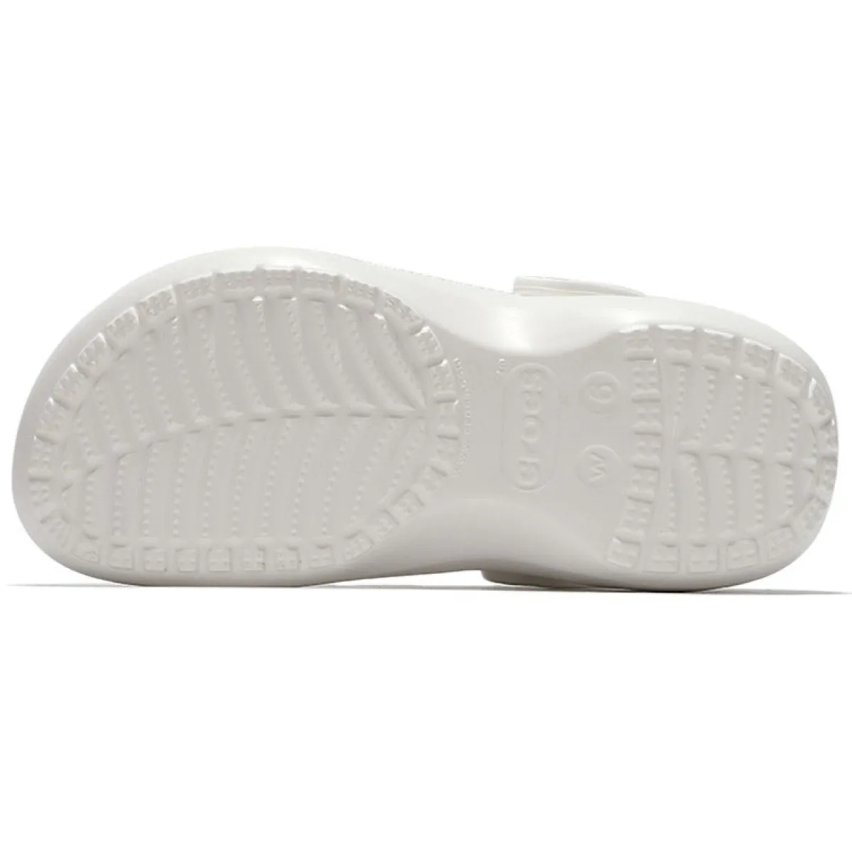 Женские сабо Crocs Classic Platform Clog 4.1 cm White