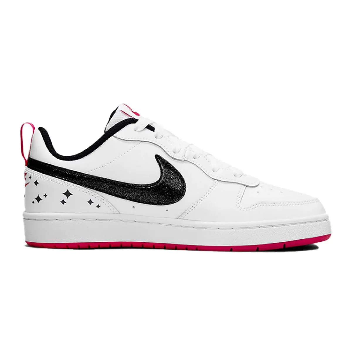 Подростковые кроссовки Nike Court Borough 2 Low White Very Berry GS