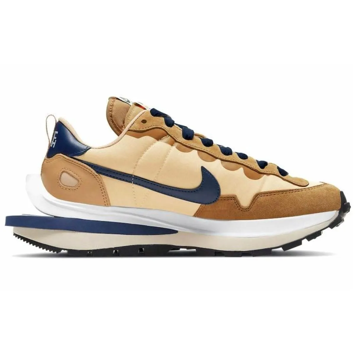 Кроссовки Sacai Nike VaporWaffle Sesame/Blue Void/Khaki