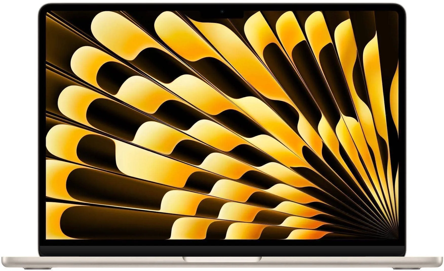 13.6" Ноутбук Apple MacBook Air 13 M3 (2024), 8 GB RAM/256 GB SSD, 8 CPU/8 GPU, Starlight, английская клавиатура