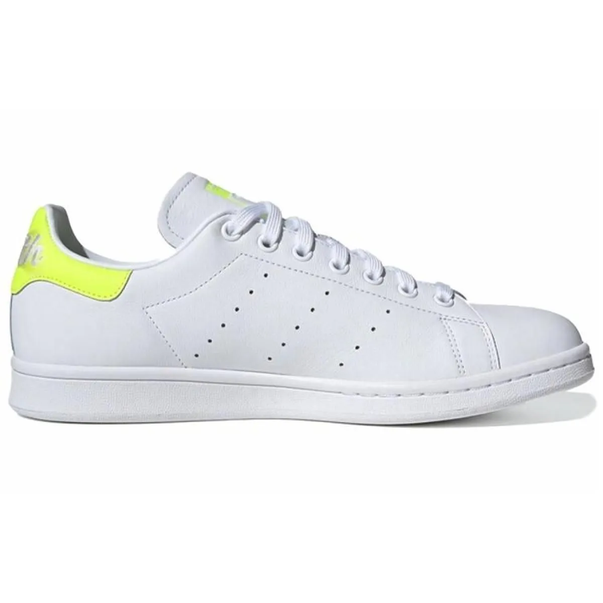 Кроссовки Adidas Originals Stan Smith White/Yellow Fluorescent