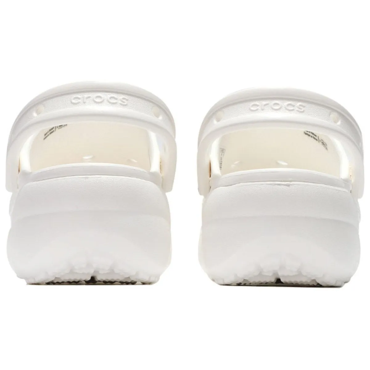 Женские сабо Crocs Classic Platform Clog 4.1 cm White