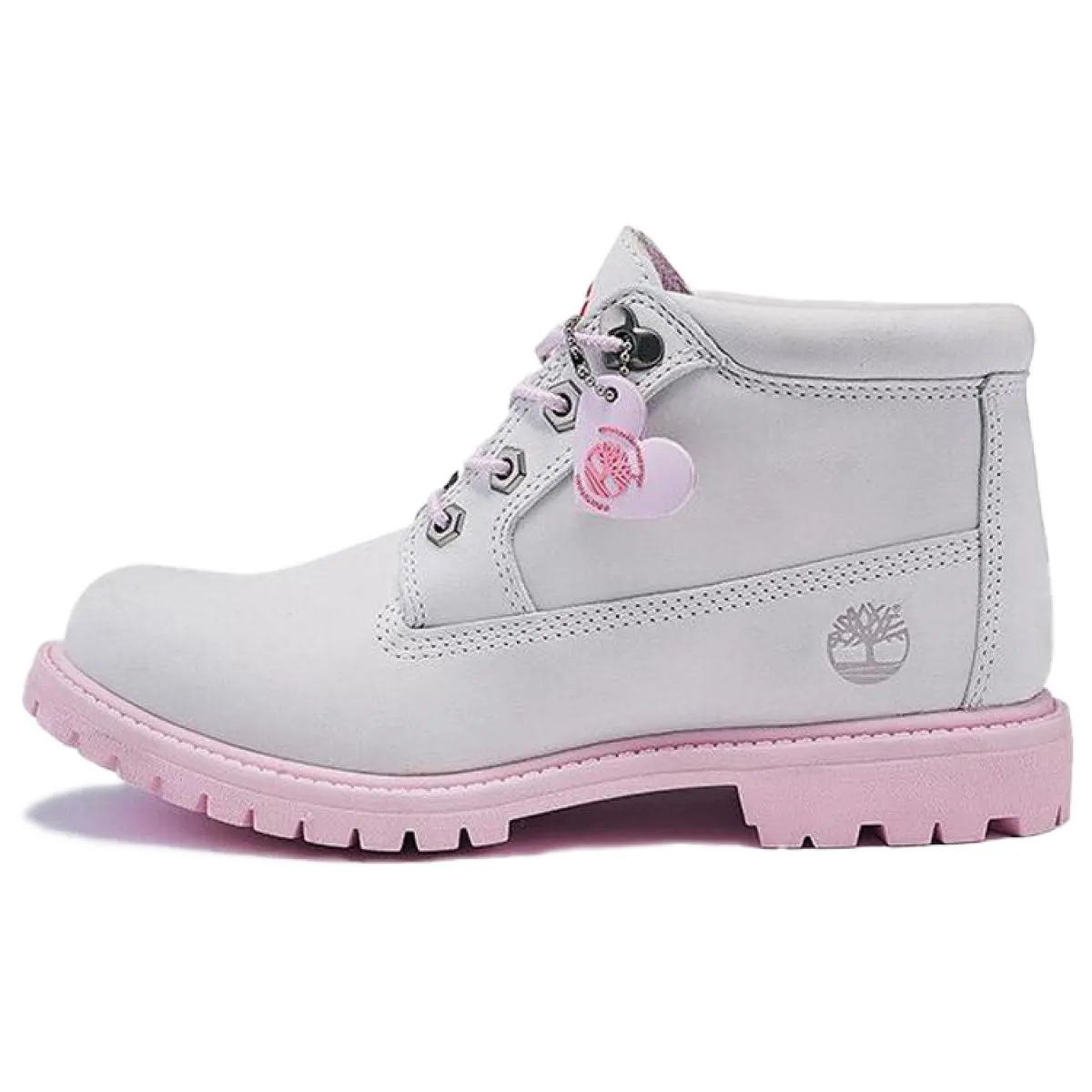 Женские ботинки Timberland Chukka Grey/Pink