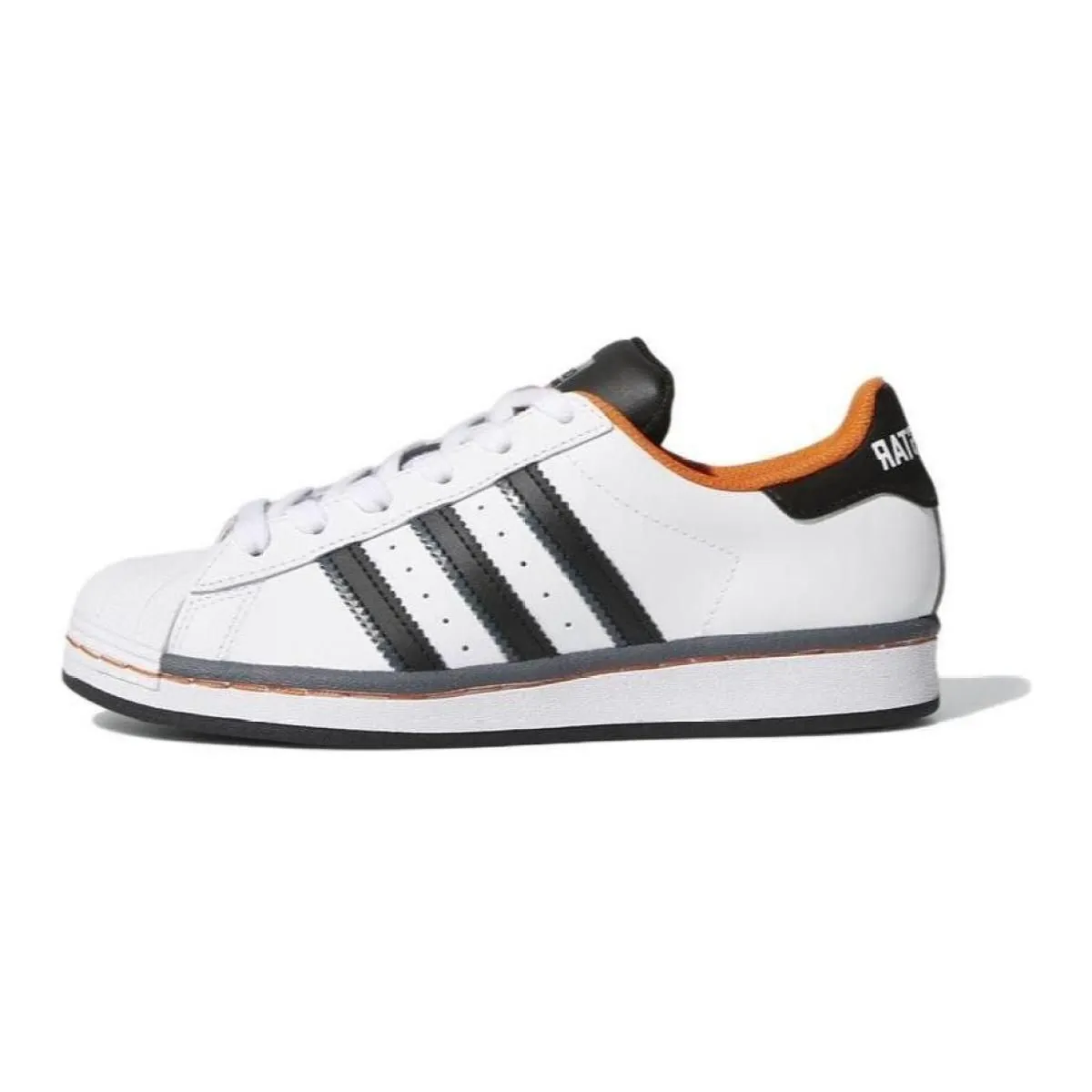 Подростковые кеды Adidas Originals Superstar White/Black/Orange GS