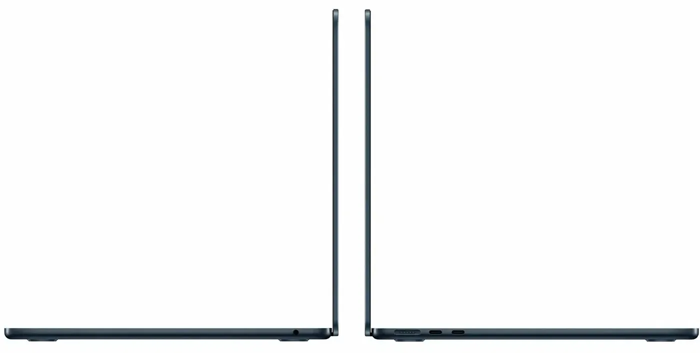 13.6" Ноутбук Apple MacBook Air 13 M4 (2025) 24 GB RAM/512 GB SSD, 10 CPU/10 GPU, Midnight Black, английская клавиатура