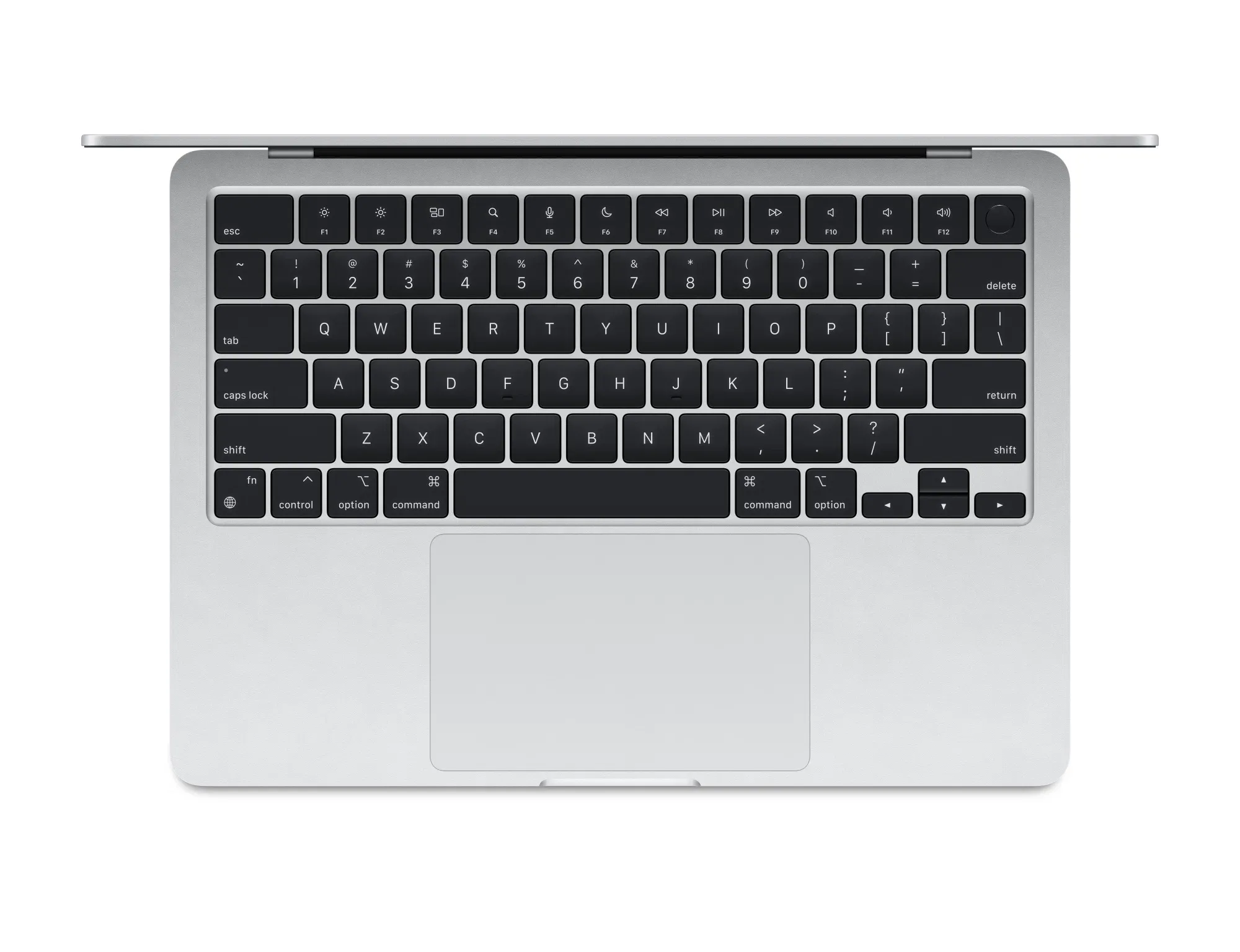 13.6" Ноутбук Apple MacBook Air 13 M3 (2024), 8 GB RAM/256 GB SSD, 8 CPU/8 GPU, Silver, английская клавиатура