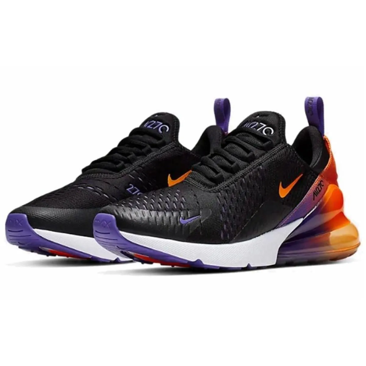 Кроссовки Nike Air Max 270 Black/Purple/Orange