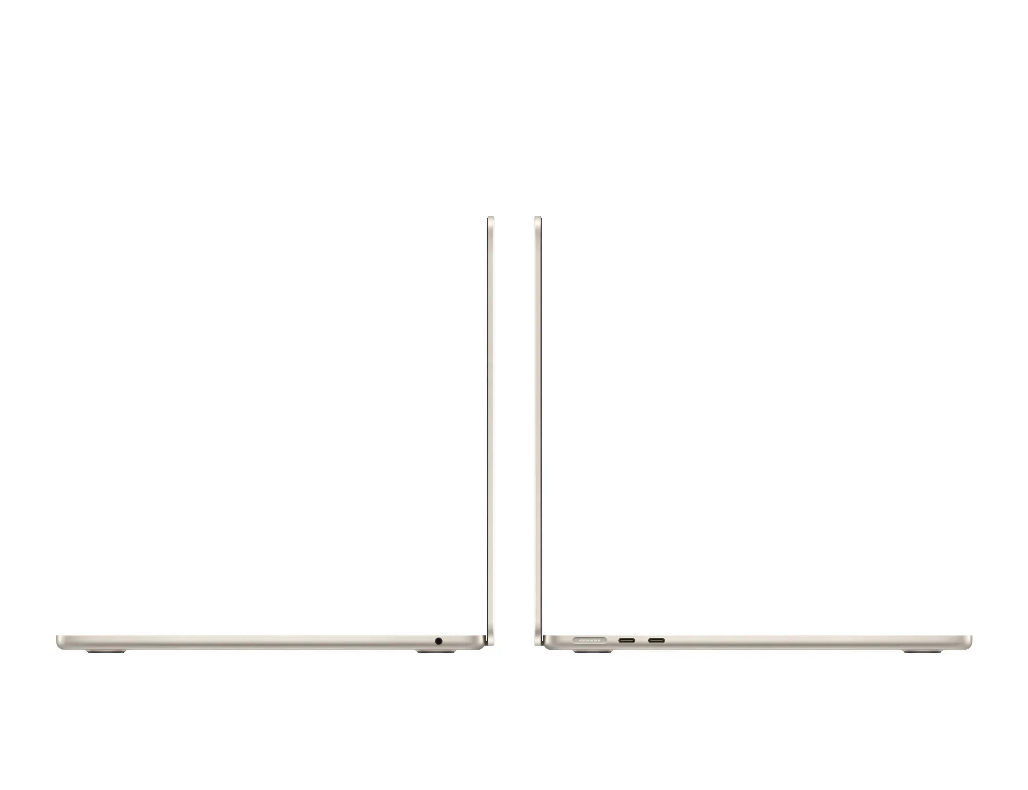 13.6" Ноутбук Apple MacBook Air 13 M3 (2024), 8 GB RAM/256 GB SSD, 8 CPU/8 GPU, Starlight, английская клавиатура