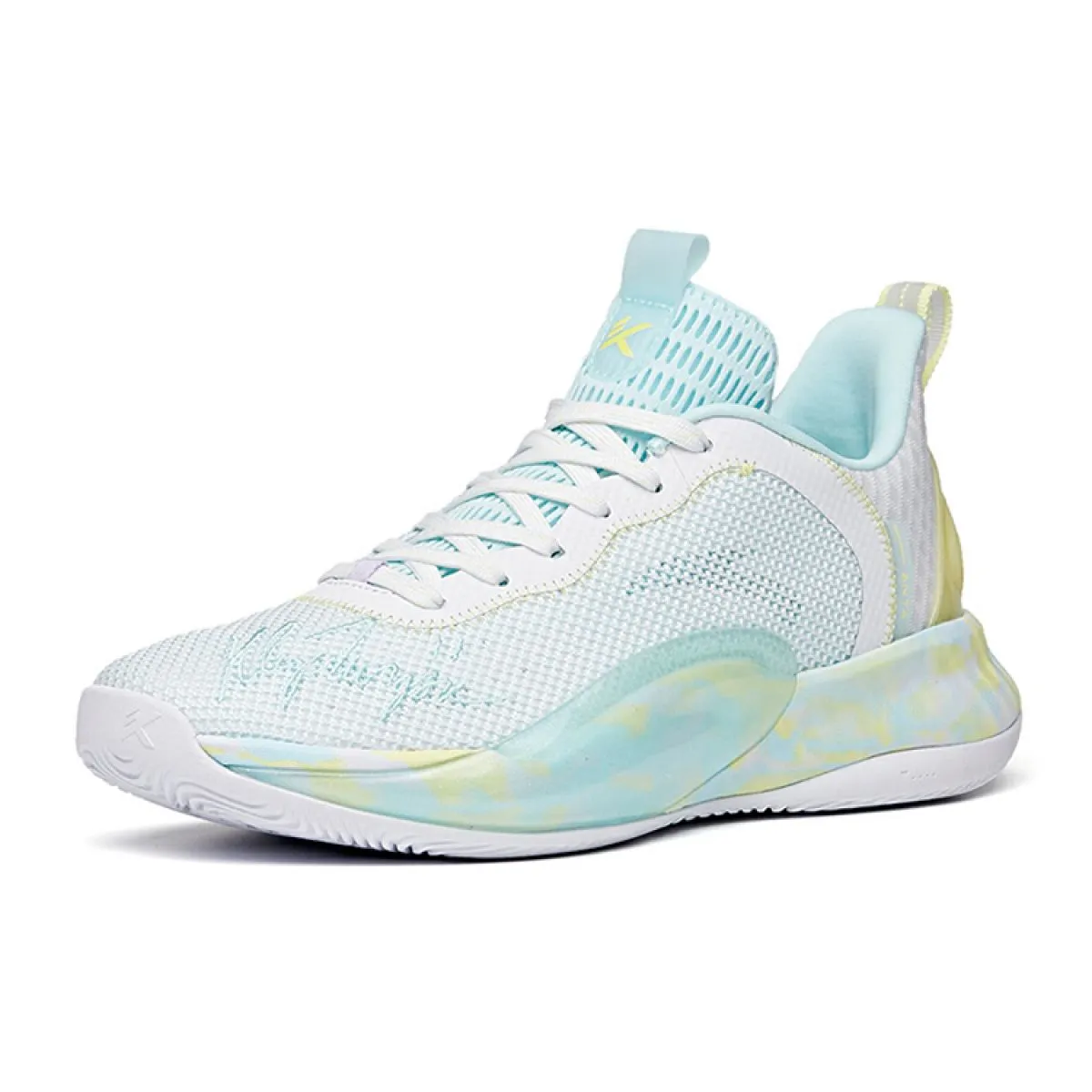 Мужские кроссовки Anta Light Cavalry 6 White/Glacier Blue/Fluorescent Light Green