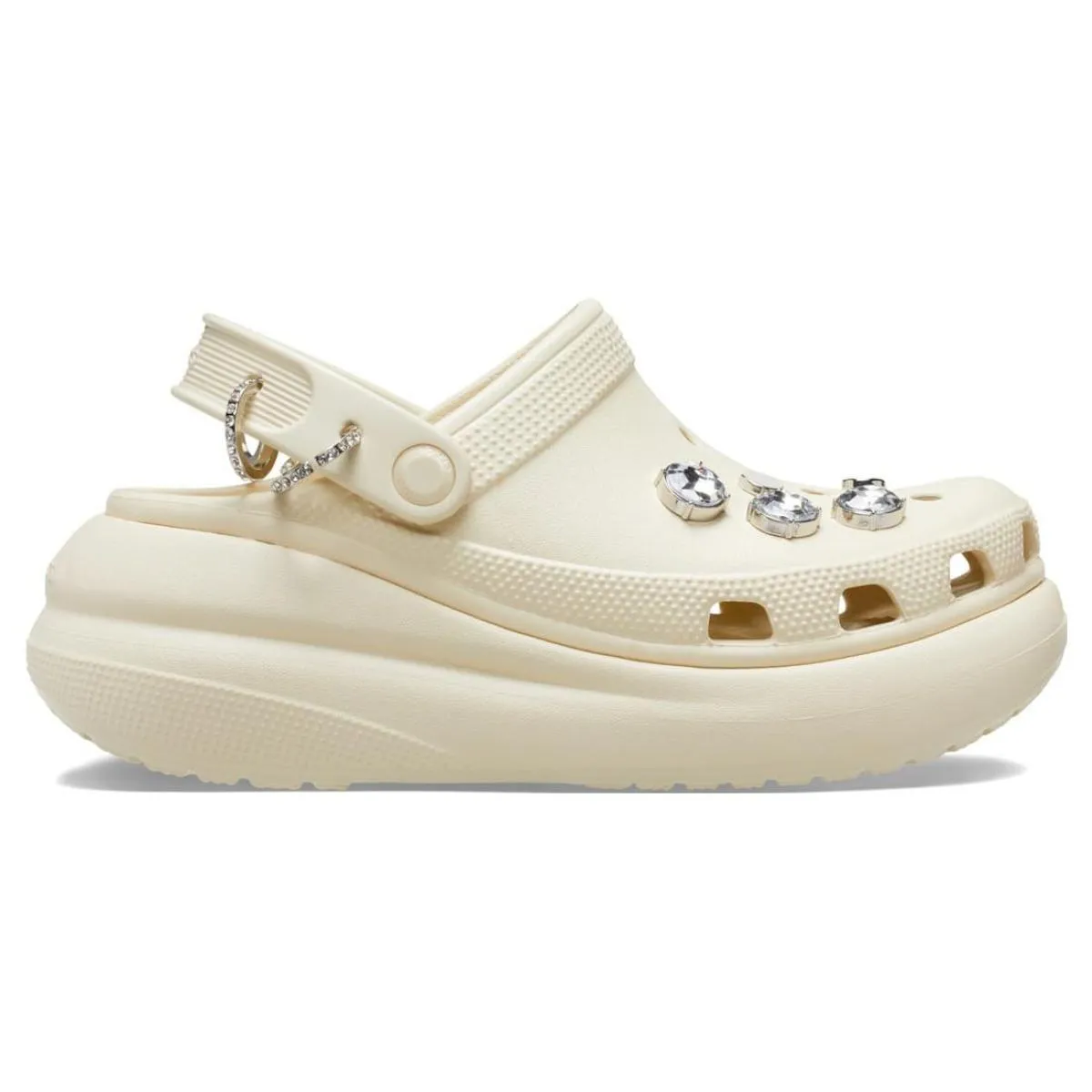 Сабо Crocs Crush Clog Punk 3-5 cm Bone