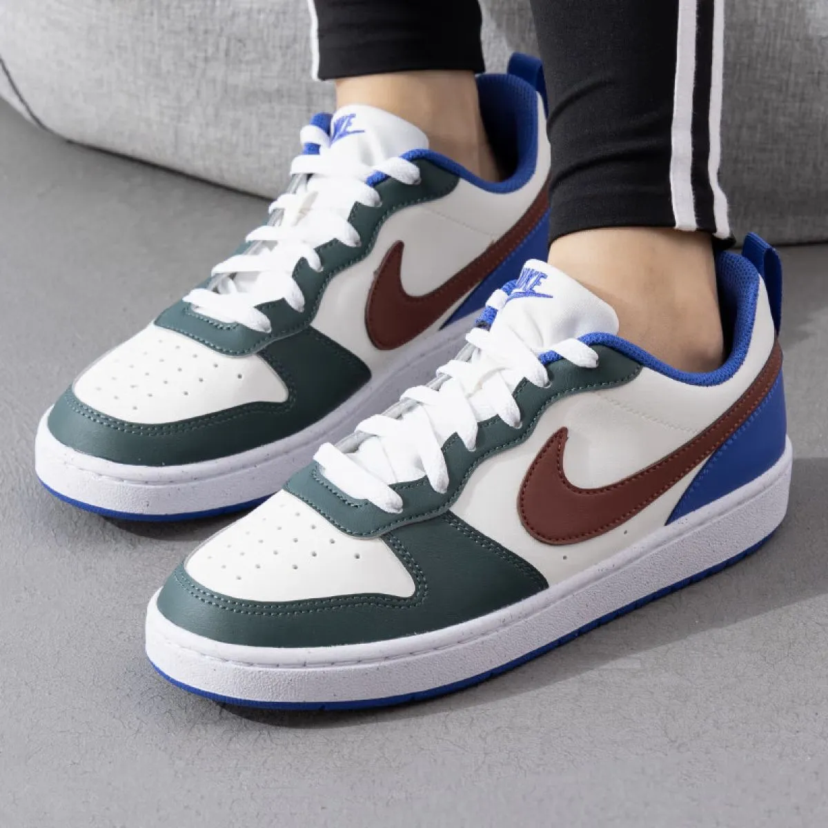 Подростковые кроссовки  Nike Court Borough Low Recraft Off-White GS