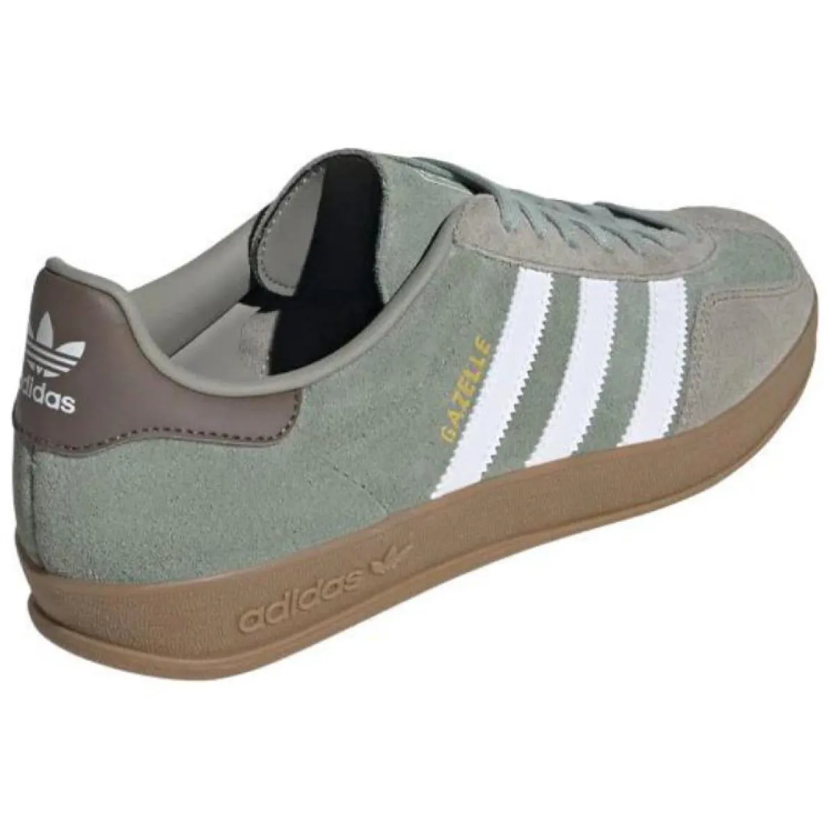 Мужские кроссовки Adidas Originals Gazelle Indoor Green/Grey