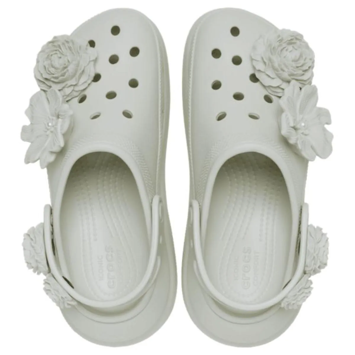 Женские сабо Crocs Crush Bouquet Clog 3-5 cm Linen