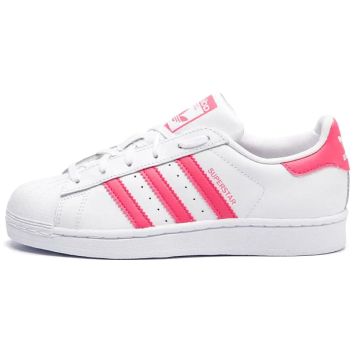 Подростковые кроссовки Adidas Originals Superstar White/Pink
