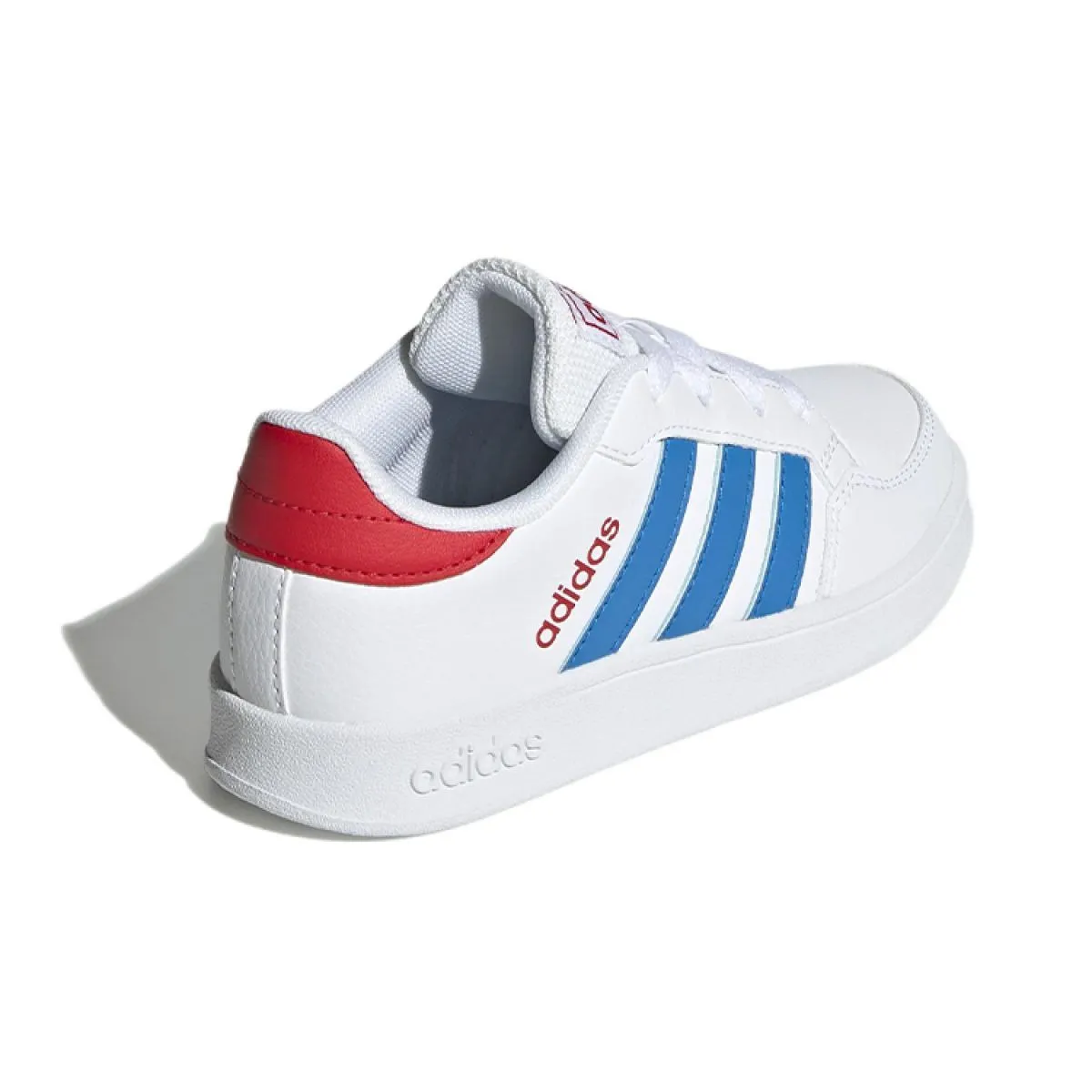 Подростковые кеды Adidas neo Breaknet White/Light Blue/Red GS