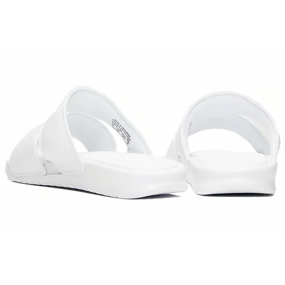 Шлёпанцы Nike Benassi Duo Ultra White/Metallic Silver