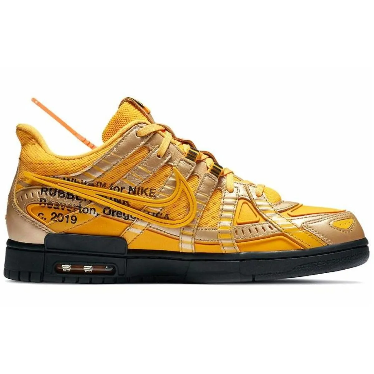 Кроссовки Off-White x Nike Dunk Low University Gold