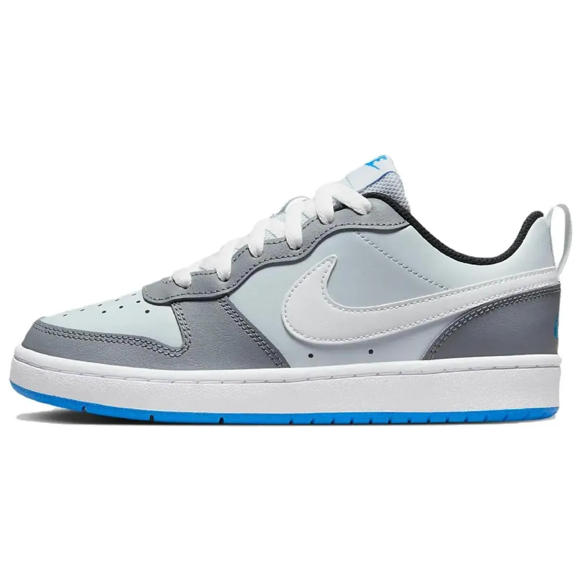 Подростковые кроссовки Nike Court Borough 2 Low "Pure Platinum Photo Blue" GS