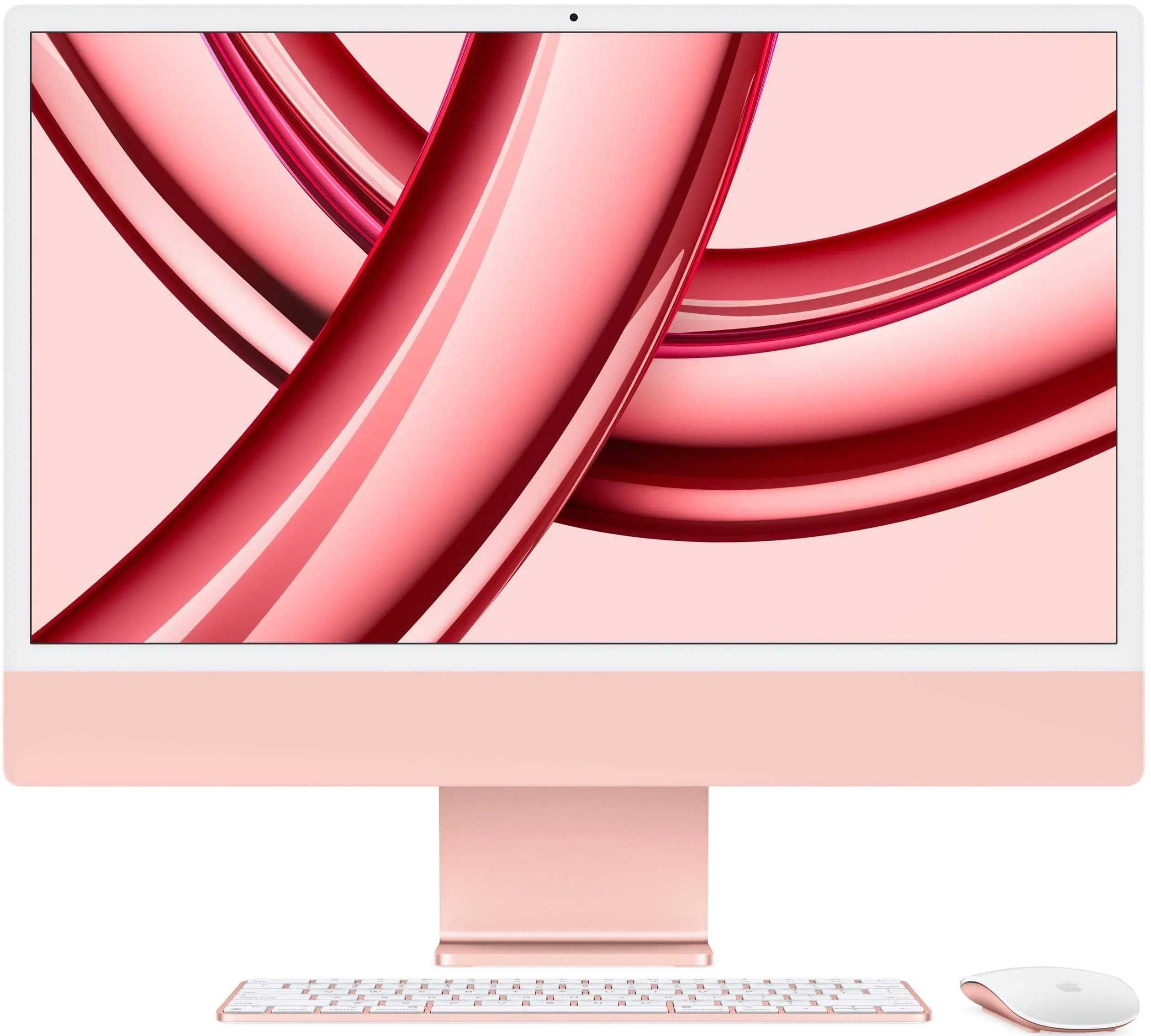 Моноблок Apple iMac 24" М3 (2023), 8 GB RAM/256 GB SSD, 8 CPU/8 GPU, No Ethernet, Pink, английская клавиатура